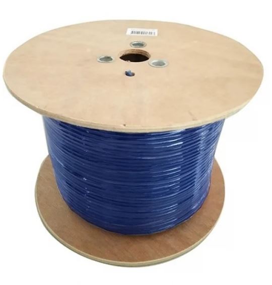 8Ware 350m CAT6 Cable Roll Blue Bare Solid Copper Twisted Core PVC Jacket >305m Cable Roll on Wooden Rell 8Ware 350m CAT6 Cable Roll Blue Bare Solid Copper Twisted Core PVC Jacket >305m Cable Roll on Wooden Rell